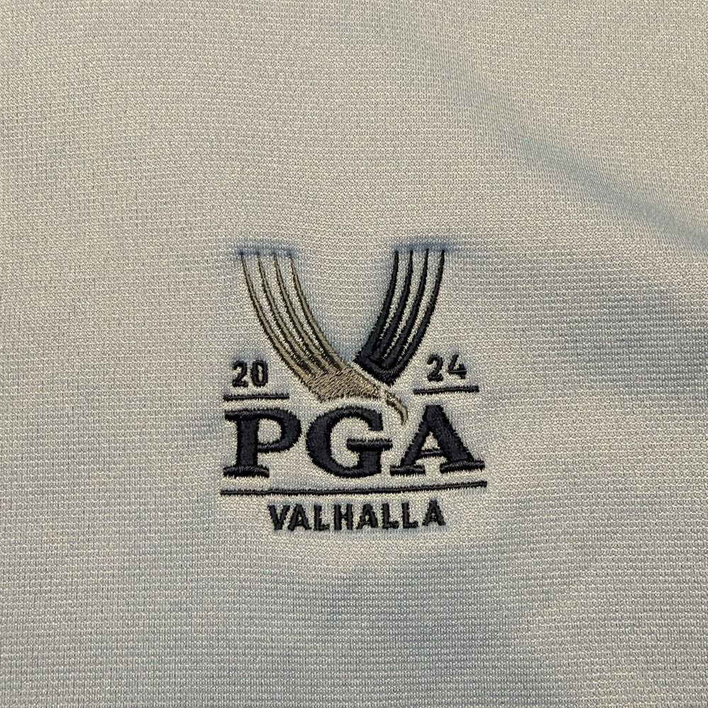 2024 PGA Valhalla Men Medium Under Armor Hoodie Light Blue - Picture 6 of 8